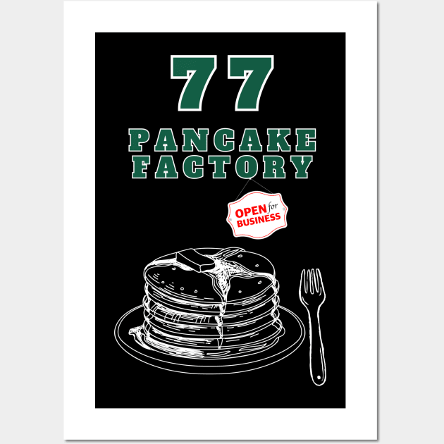 Jets 77 Pancake Factory Meme Wall Art by Sleepless in NY